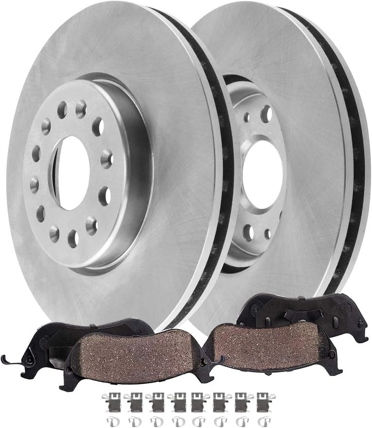 Main Image - Rear Disc Rotors Brake Pads