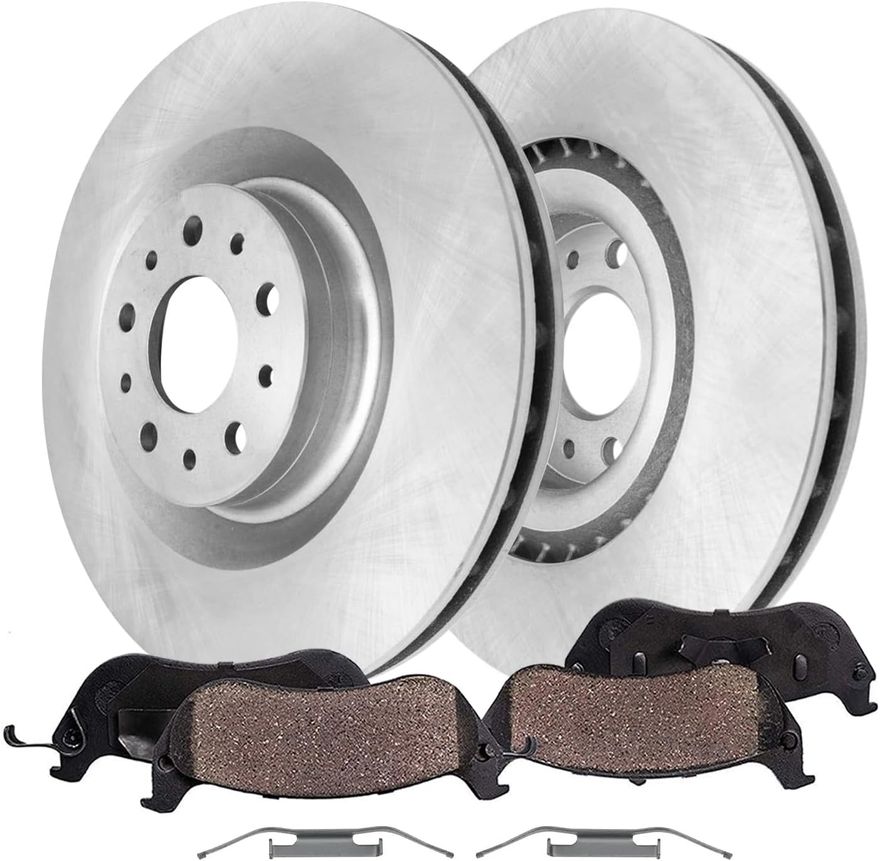 Main Image - Front Disc Rotors Brake Pads
