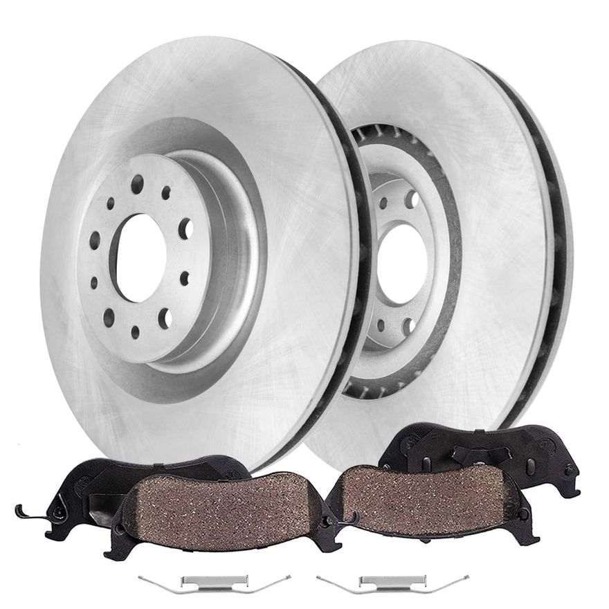 Main Image - Front Disc Rotors Brake Pads