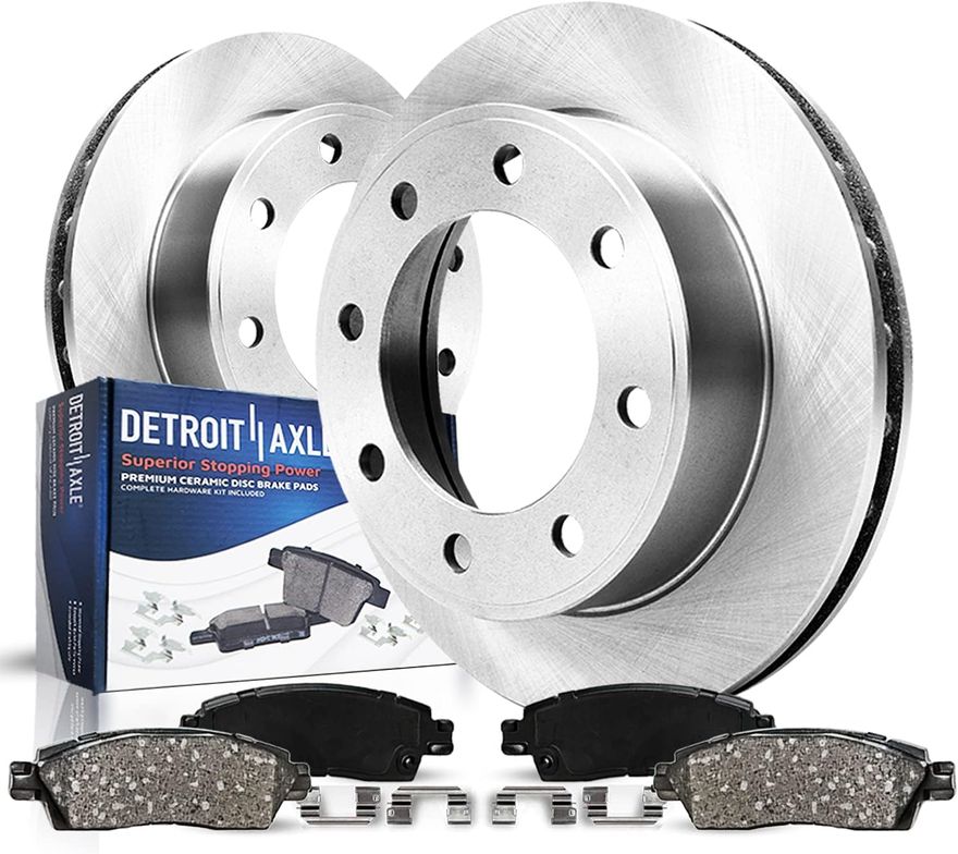 Main Image - Rear Disc Rotors Brake Pads