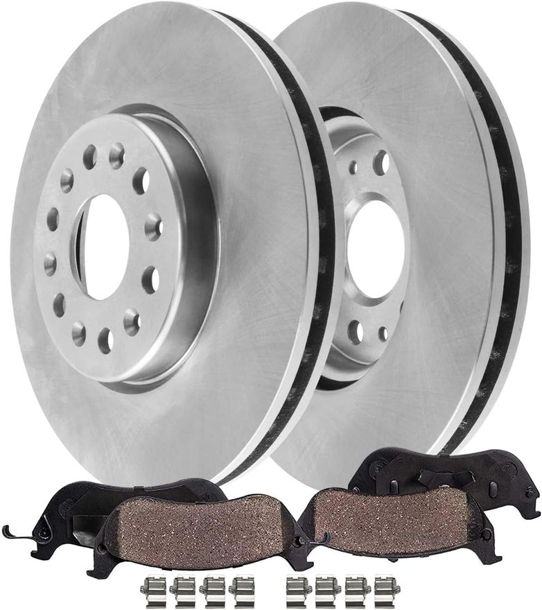 Main Image - Front Disc Rotors Brake Pads Kit