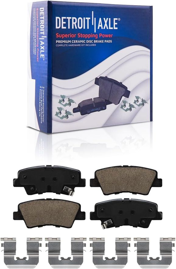 Rear Ceramic Brake Pad - P-1445 x2