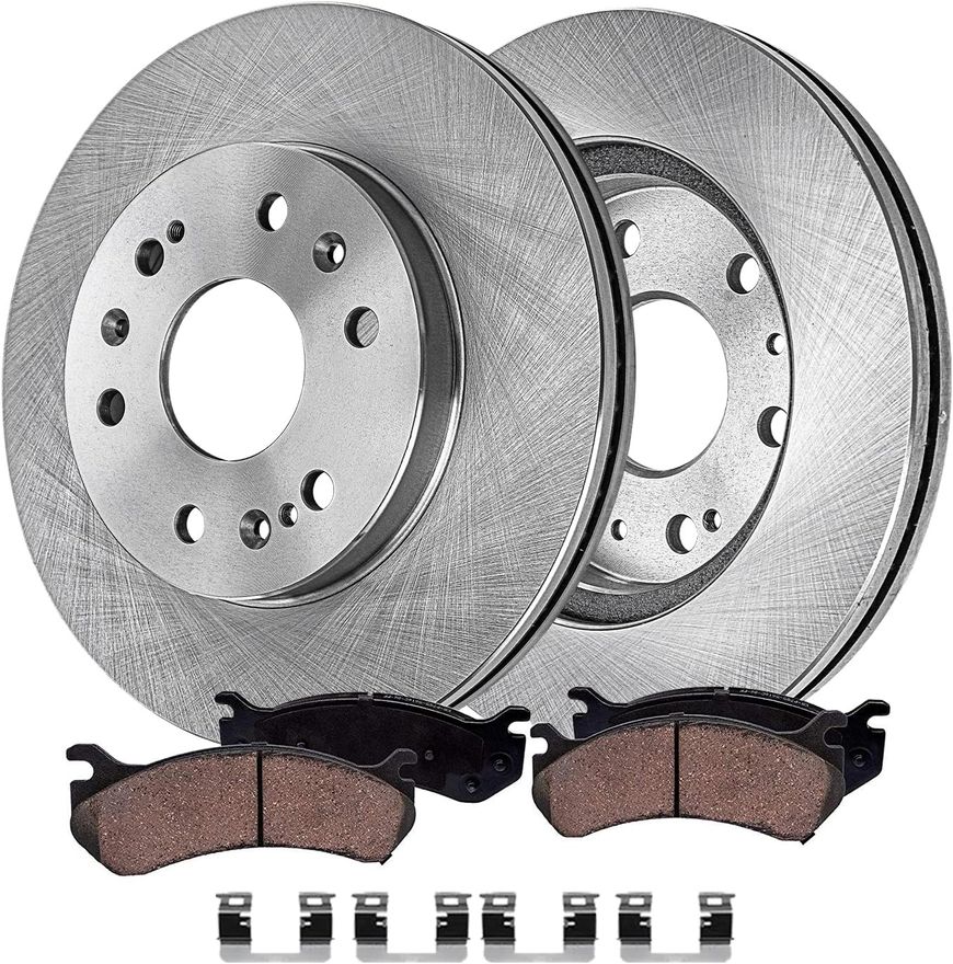 Main Image - Front Disc Rotors Brake Pads
