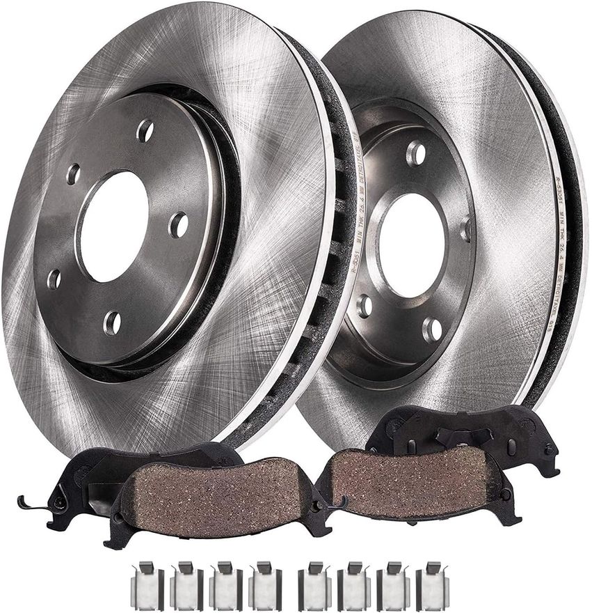 Main Image - Rear Disc Rotors Brake Pads