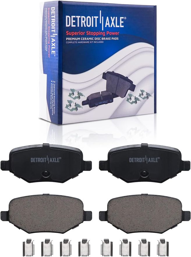 Rear Ceramic Brake Pad - P-1377 x2