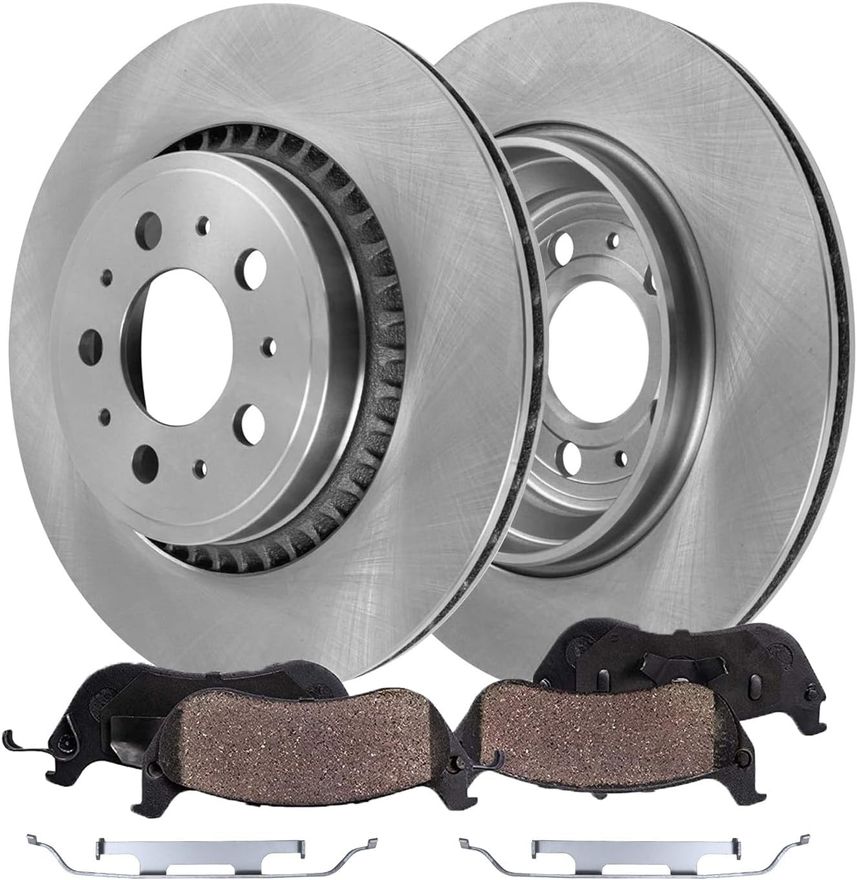 Main Image - Front Disc Rotors Brake Pads Kit