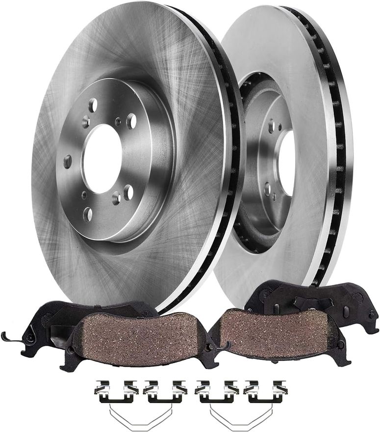 Main Image - Front Disc Rotors Brake Pads Kit