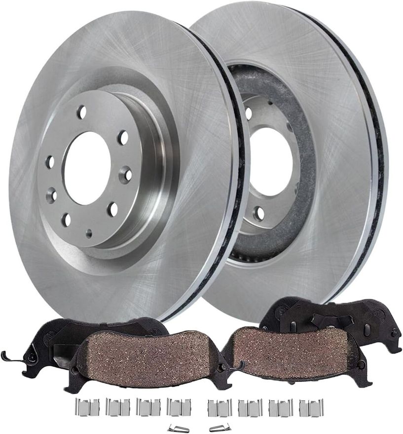 Main Image - Front Disc Rotors Brake Pads Kit