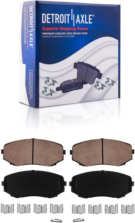thumbnail interactive-video image 1 of Approved Performance Front & Rear Drilled/Slotted Rotors + Ceramic Pads For Nissan Maxima 09-21 1 of 2
