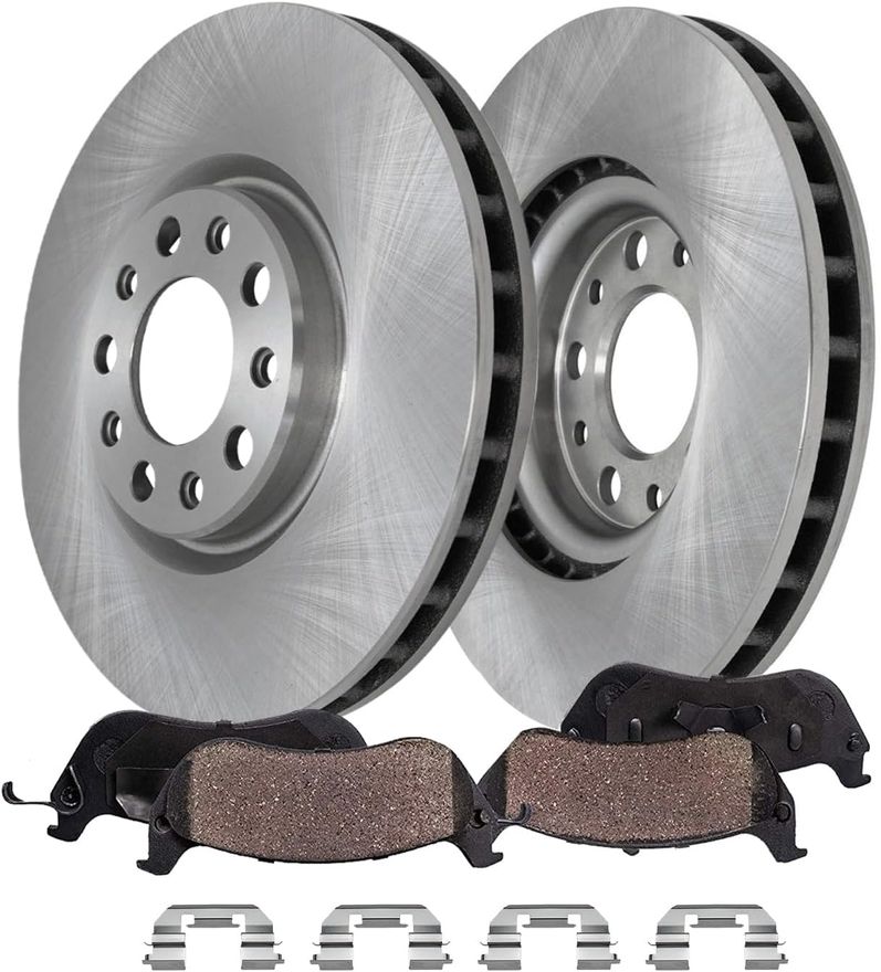 Main Image - Front Disc Rotors Brake Pads Kit