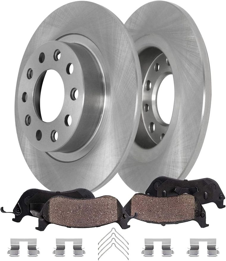 Main Image - Rear Disc Rotors Brake Pads Kit