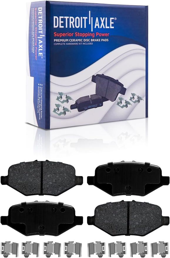 Rear Ceramic Brake Pad - P-1612 x2