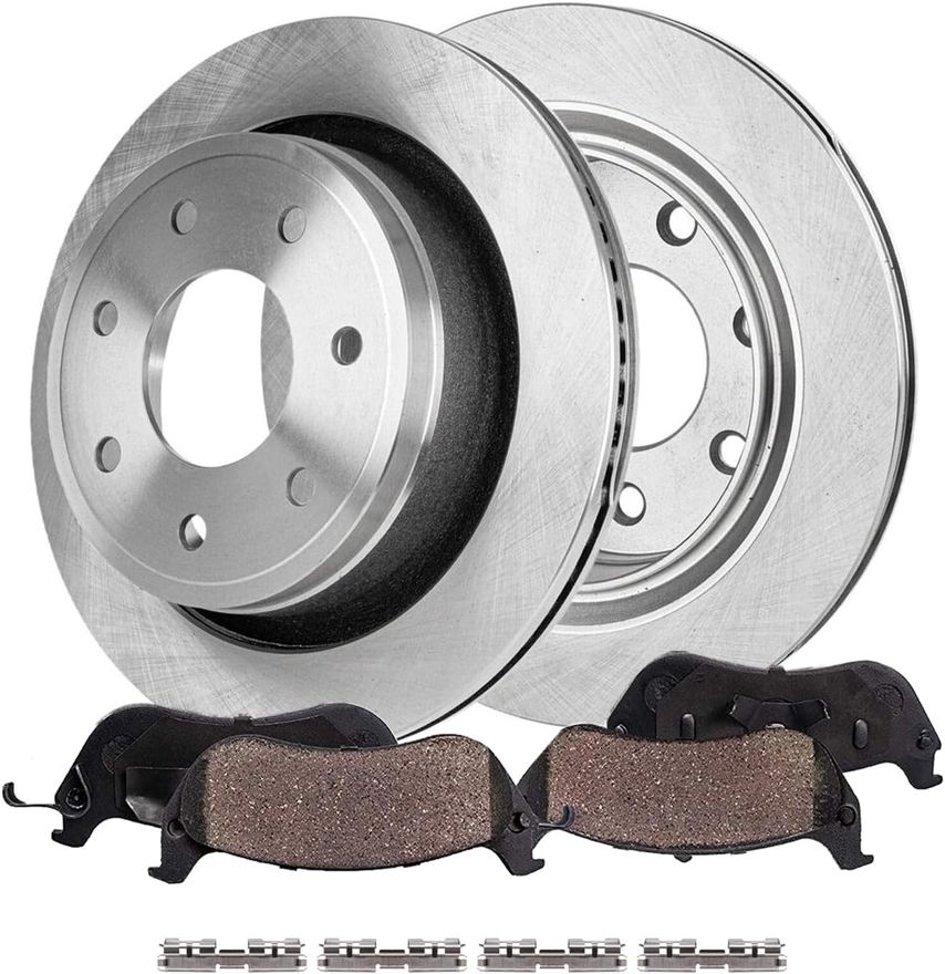 Main Image - Rear Disc Rotors Brake Pads Kit