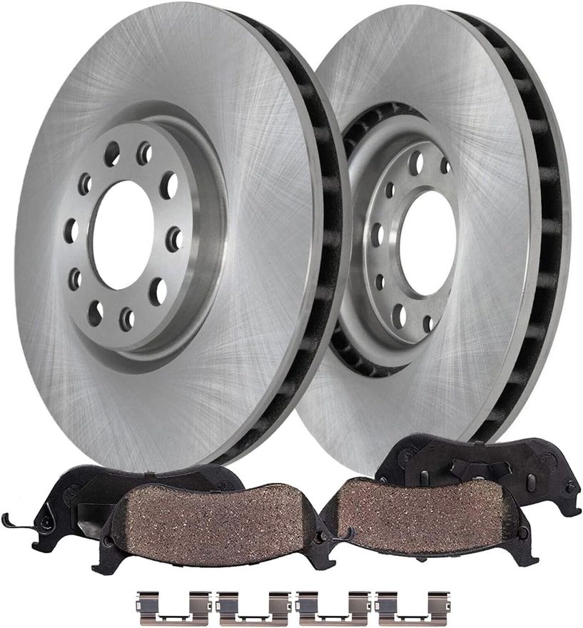 Main Image - Front Disc Rotors Brake Pads Kit