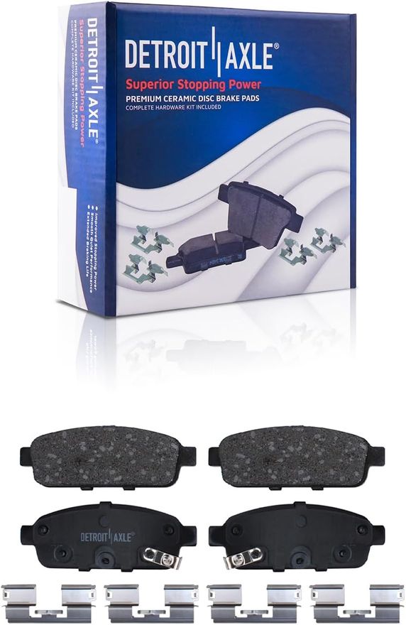 Rear Ceramic Brake Pad - P-1468 x2