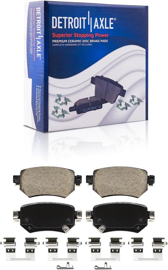 Rear Ceramic Brake Pad - P-1874 x2