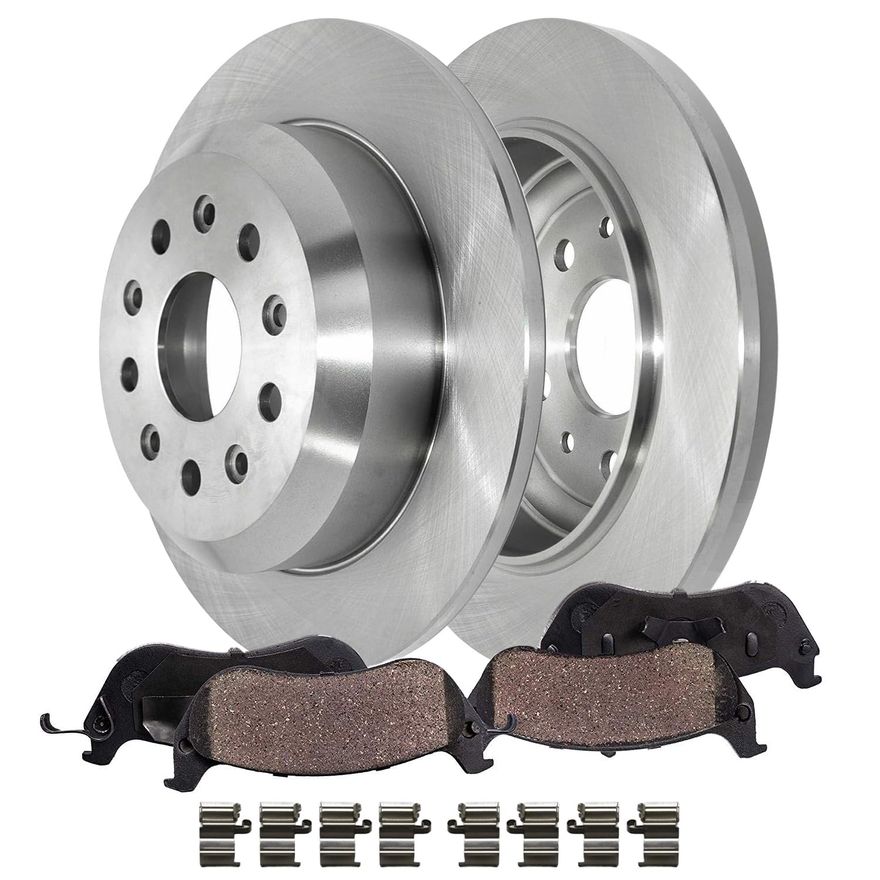 Main Image - Rear Disc Rotors Brake Pads