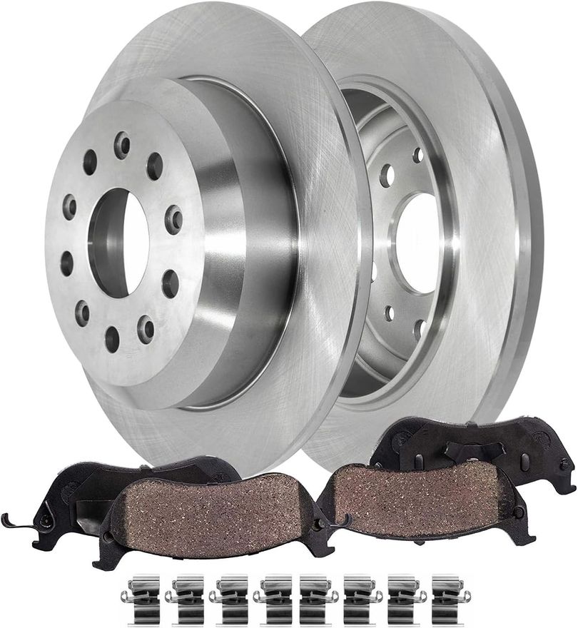 Main Image - Rear Disc Rotors Brake Pads