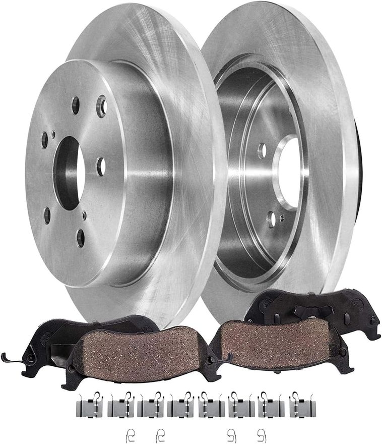 Main Image - Rear Disc Rotors Brake Pads Kit