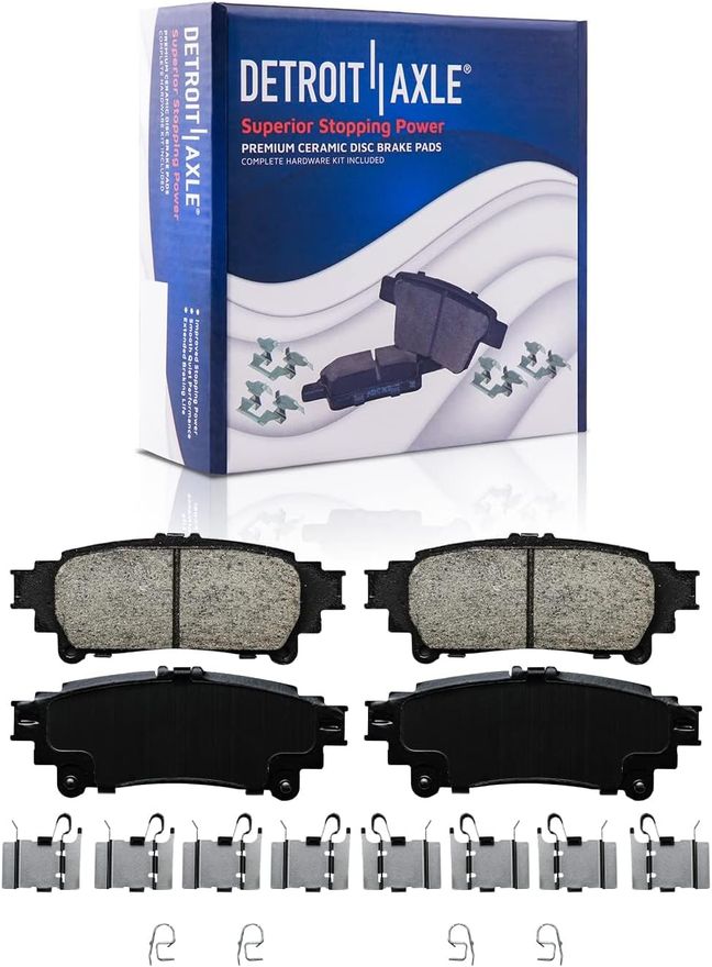 Rear Ceramic Brake Pad - P-1391 x2