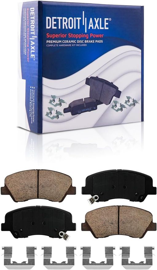 Front Ceramic Brake Pad - P-1593 x2