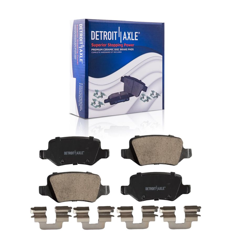 Rear Ceramic Brake Pad - P-1358 x2