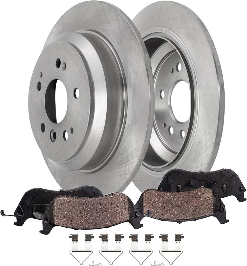 Main Image - Rear Disc Rotors Brake Pads Kit