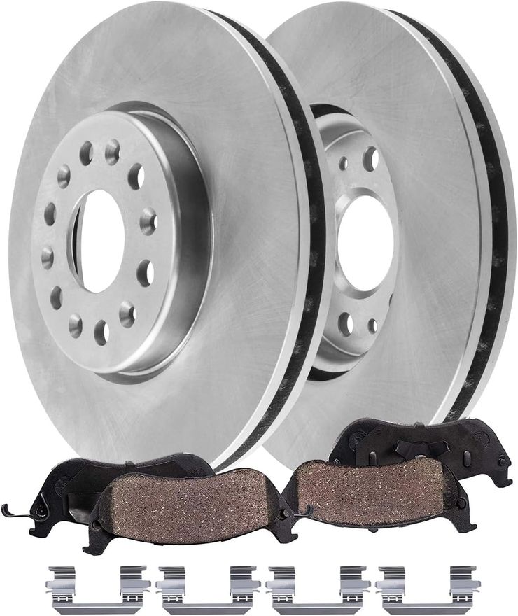 Main Image - Front Disc Rotors Brake Pads