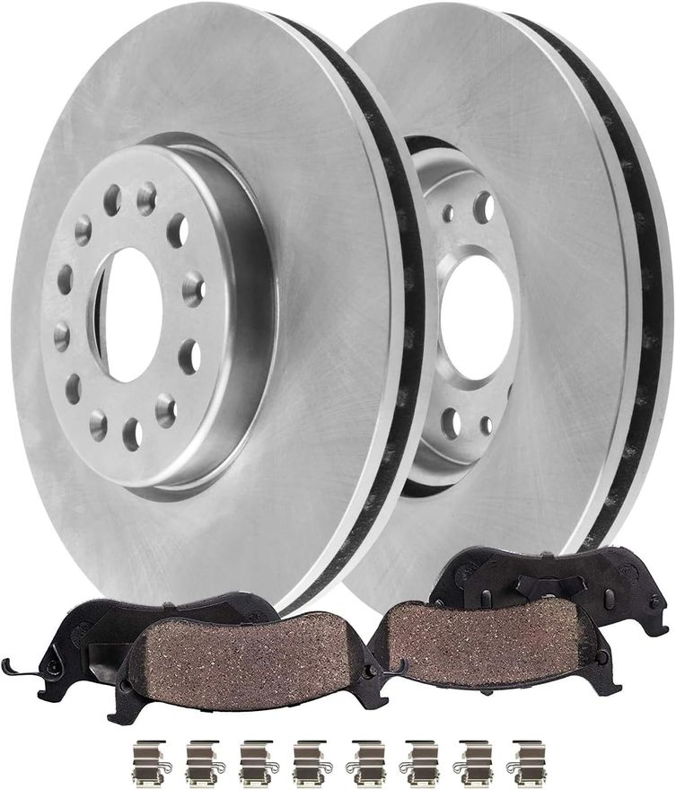 Main Image - Front Disc Rotors Brake Pads