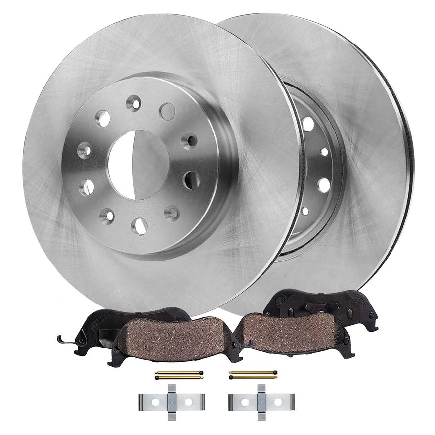 Main Image - Front Disc Rotors Brake Pads