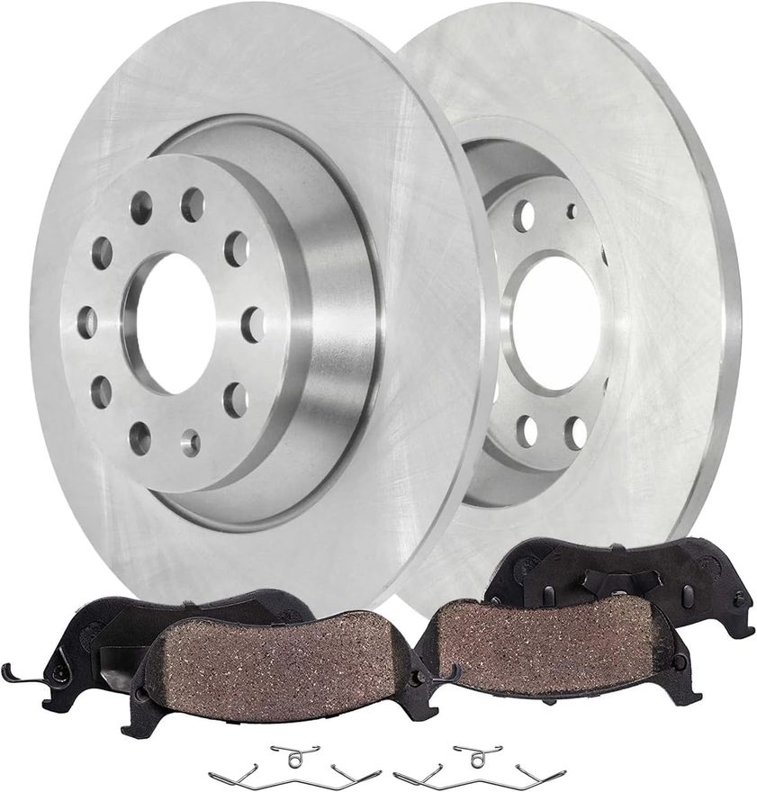 Main Image - Rear Disc Rotors Brake Pads Kit