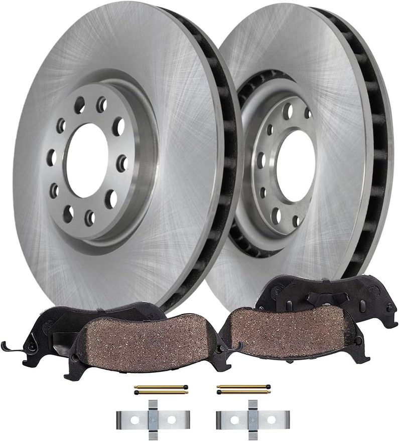 Main Image - Front Disc Rotors Brake Pads Kit