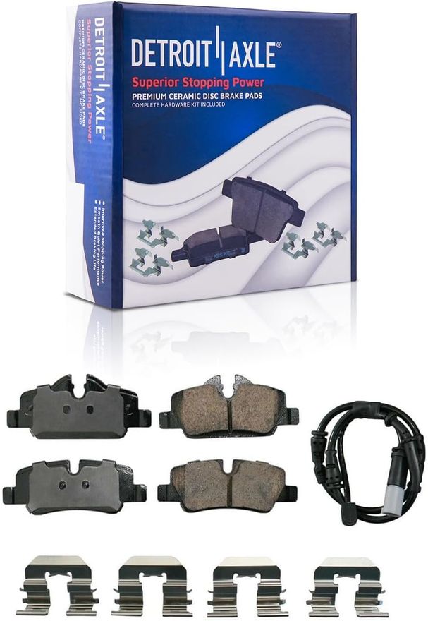 Rear Ceramic Brake Pad - P-1800 x2