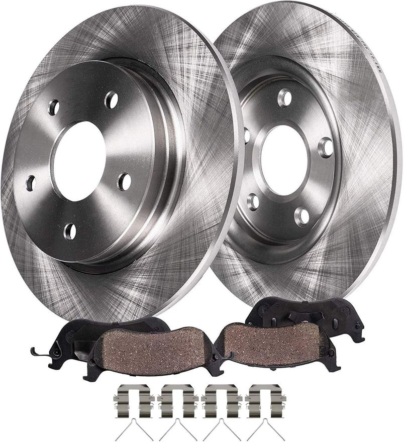 Main Image - Rear Disc Rotors Brake Pads Kit