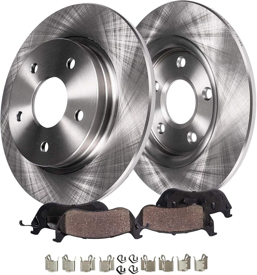 Main Image - Rear Disc Rotors Brake Pads Kit