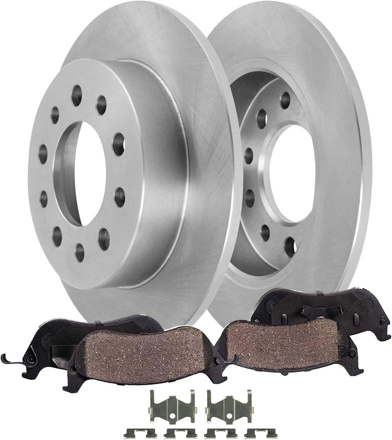 Main Image - Rear Disc Rotors Brake Pads Kit