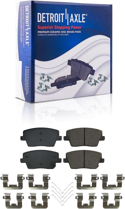 Rear Ceramic Brake Pad - P-2212 x2