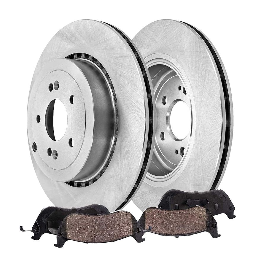 Main Image - Rear Disc Rotors Brake Pads