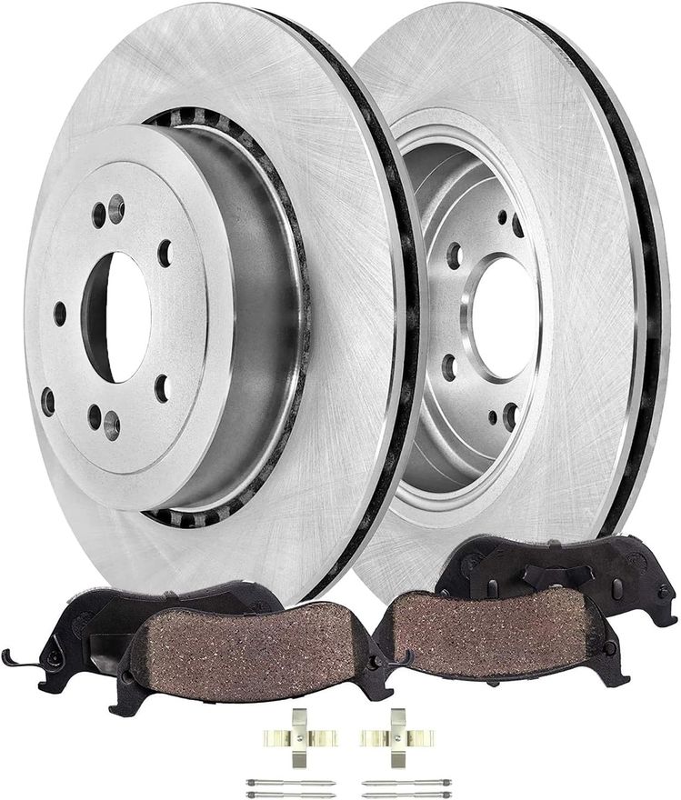 Main Image - Rear Disc Rotors Brake Pads