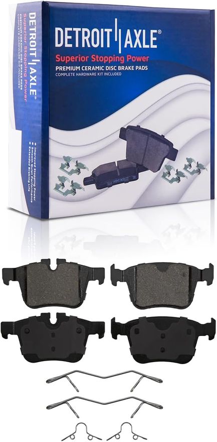 Rear Ceramic Brake Pad - P-1821 x2