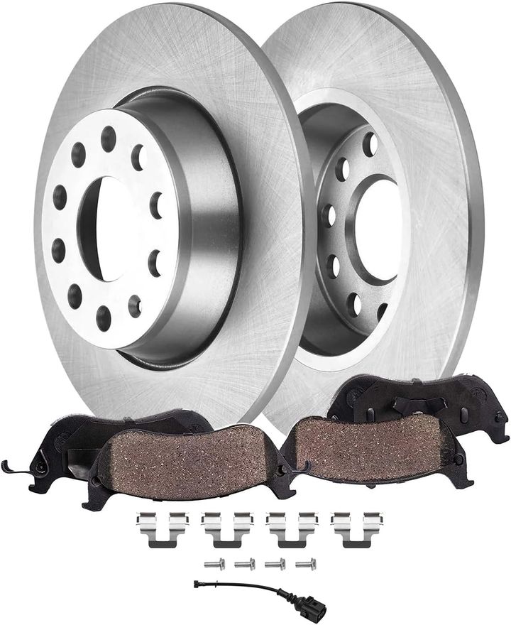 Main Image - Rear Disc Rotors Brake Pads