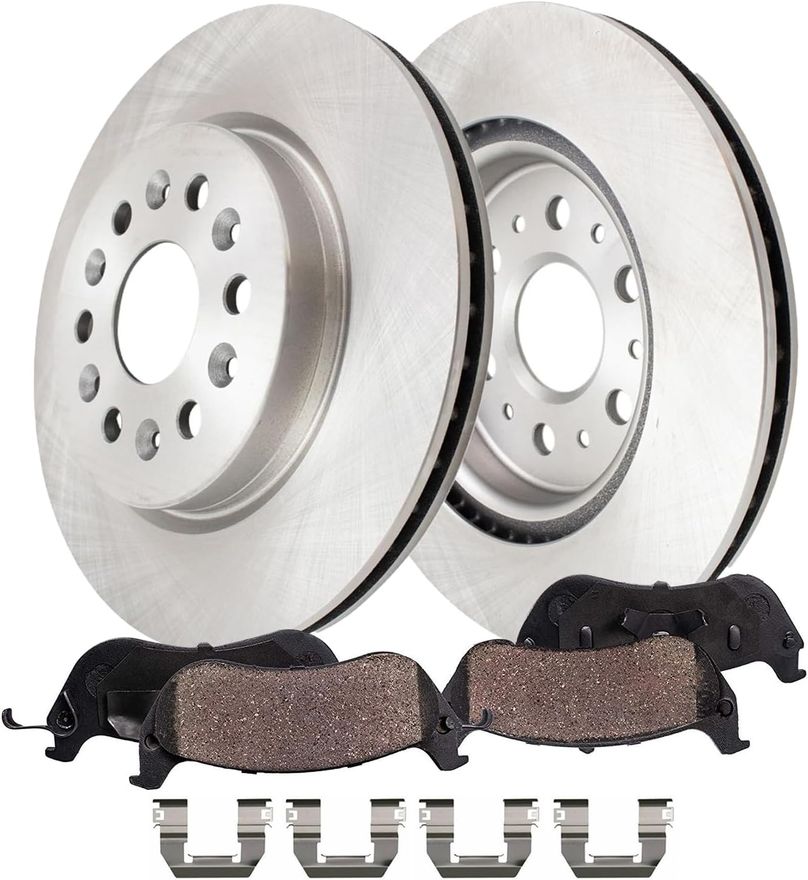 Main Image - Rear Disc Rotors Brake Pads Kit