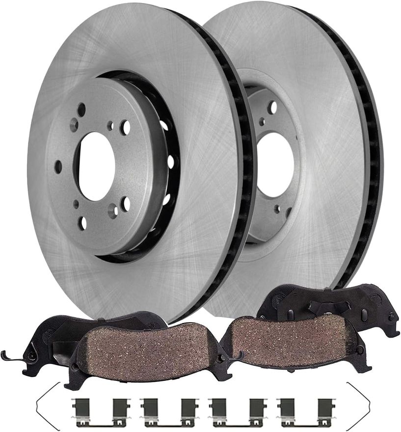 Main Image - Front Disc Rotors Brake Pads Kit