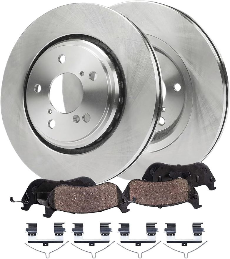 Main Image - Front Disc Rotors Brake Pads