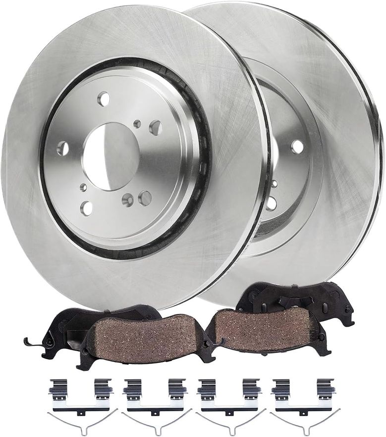 Main Image - Front Disc Rotors Brake Pads