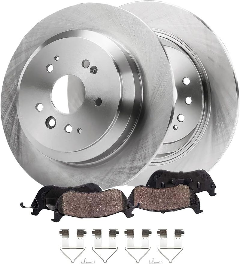 Main Image - Rear Disc Rotors Brake Pads