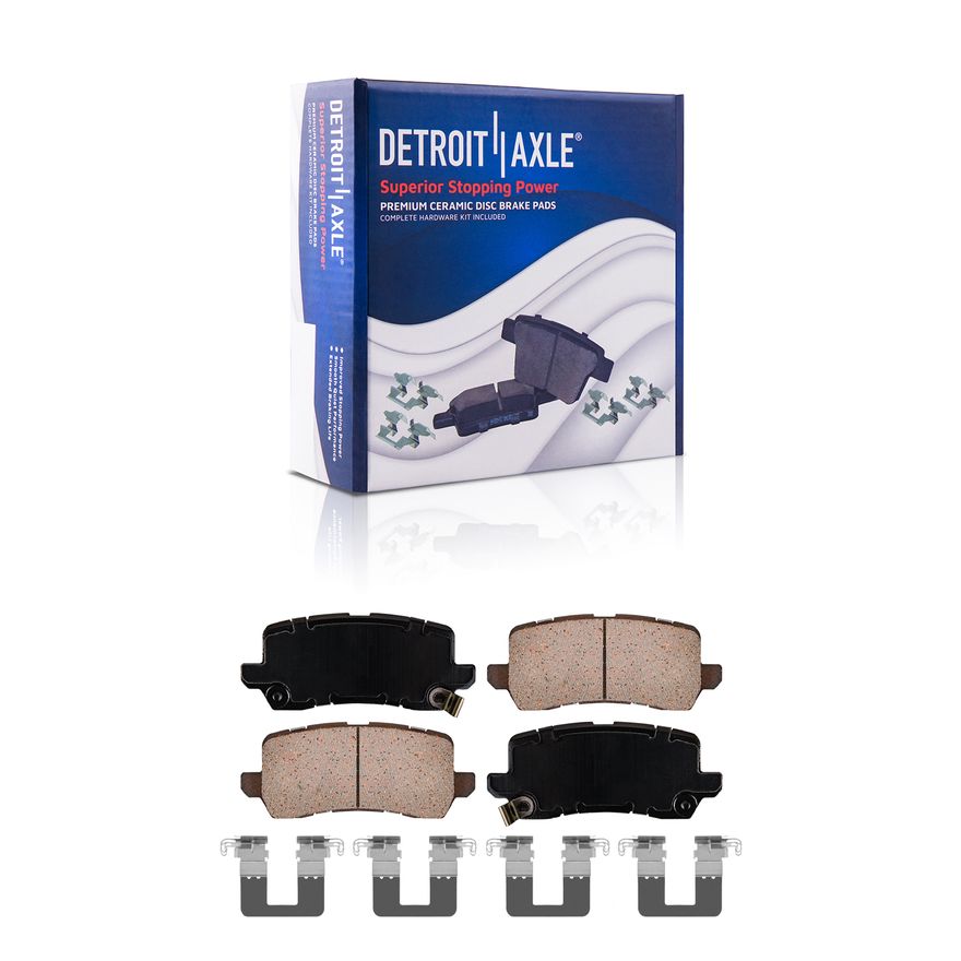 Rear Ceramic Brake Pad - P-1698 x2