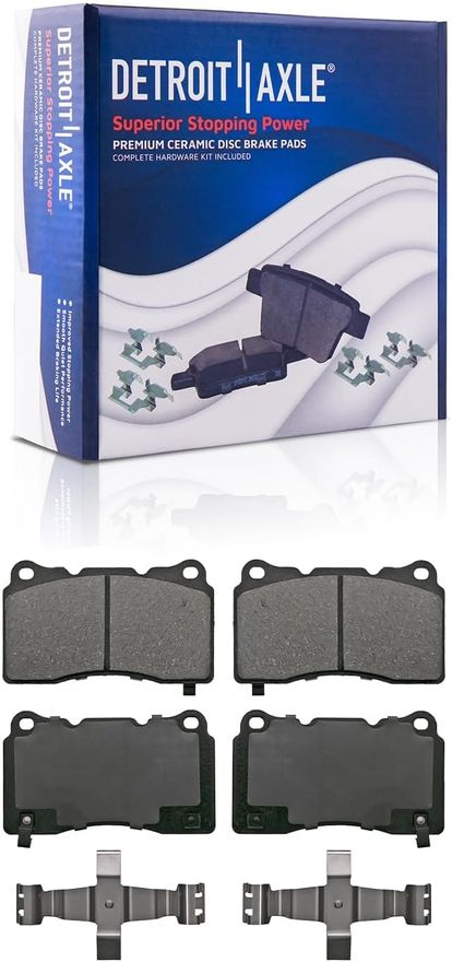 Front Ceramic Brake Pad - P-1836 x2