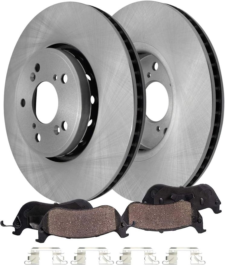 Main Image - Front Disc Rotors Brake Pads