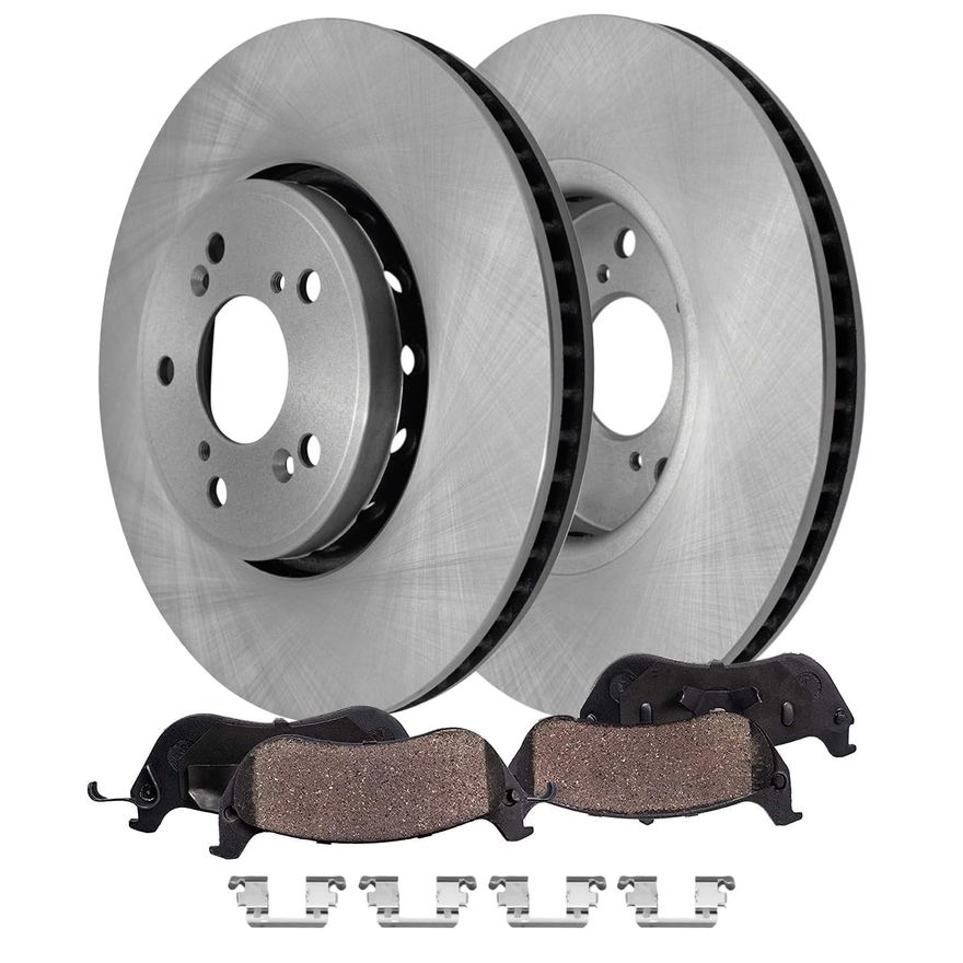 Main Image - Front Disc Rotors Brake Pads